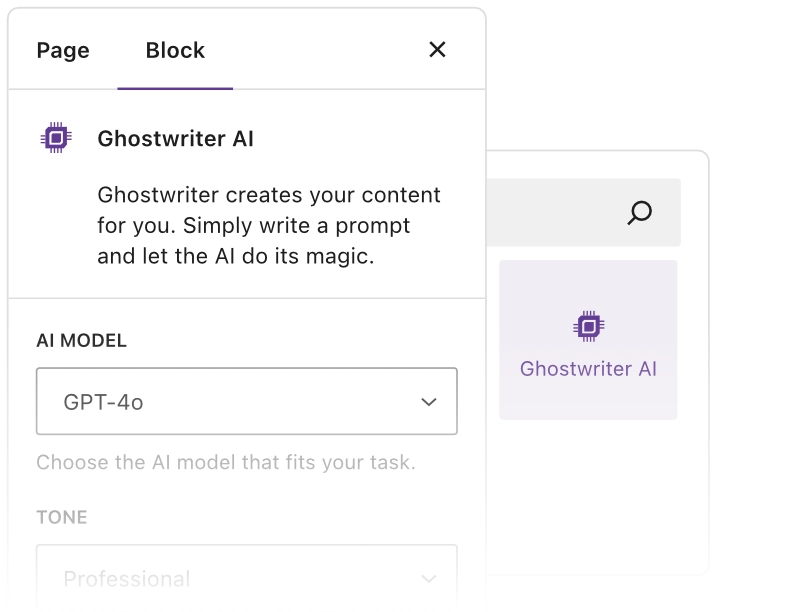 GhostWriter Block